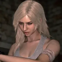 MGS Eva's Hairstyle Wolf Cut for Grace