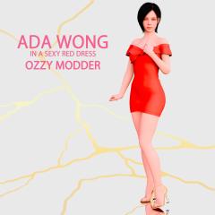 Ada Wong With Sexy Dress and Heels