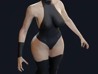 Yoruichi Shihouin Outfit For Grace