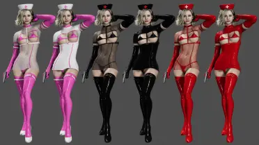 Latex Nurse Grace Ashcroft