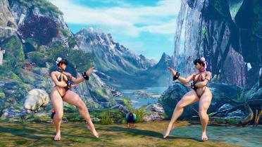 Chunli Beat Bare Hair Wet