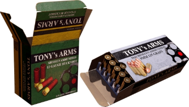TONY's ARMS pistol ammunition reprint