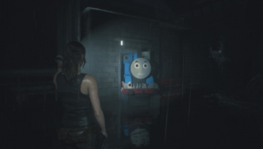 Thomas The Tank Engine over MR X (Thomas replaces the tyrant)