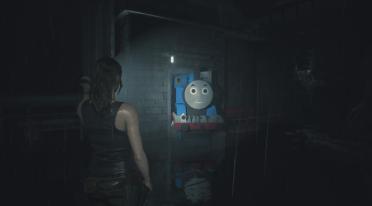 Thomas The Tank Engine over MR X (Thomas replaces the tyrant)