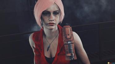 Claire COS Sakura Haruno Costume