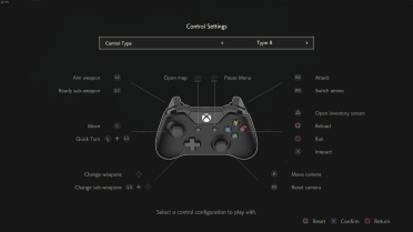 Playstation button layout
