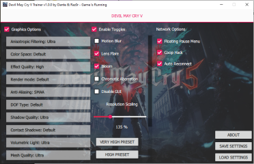 Devil May Cry 5 Ultimate Trainer