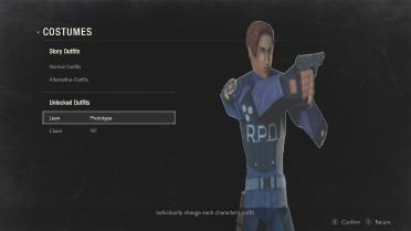 Leon S. Kennedy RE2 prototype