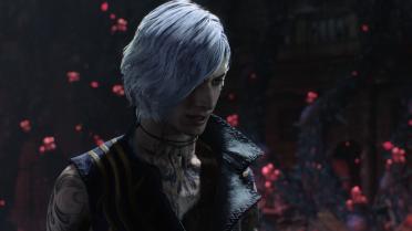 V's permanent gray hair