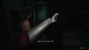 The shotgun used by Claire