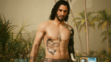 Johnny Silverhand texture editor