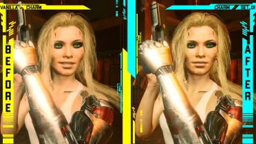 Expressive female V