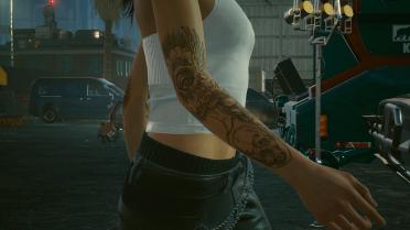 Mural Wrist Tattoo
