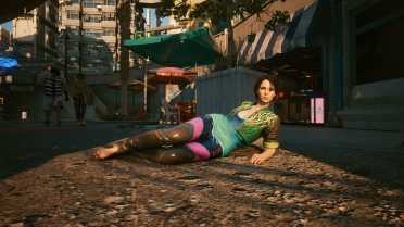 Female V's foot model