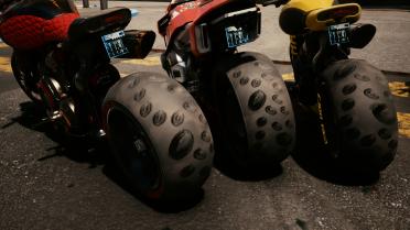 Suction cup tires