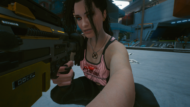 Female V Bullet Necklace