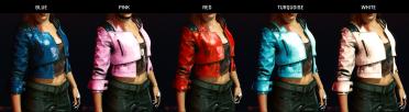 Female V's symmetrical Alt jacket (with custom colors)