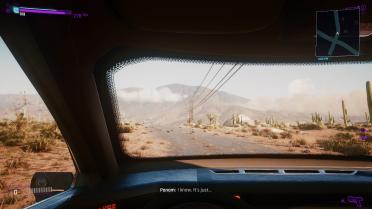 Desert city smog shadow