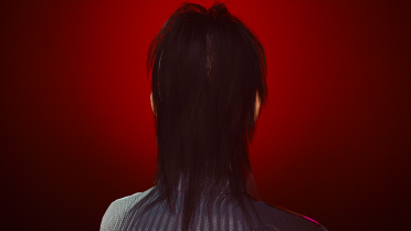 Mullet hairstyle