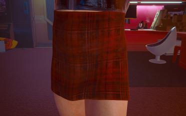 Men's V mini skirt