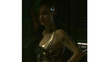 Judy's gold vest