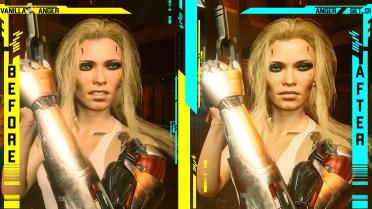 Expressive female V