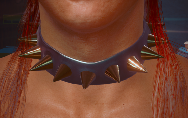 Male V point collar
