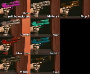 Iconic weapon texture swap