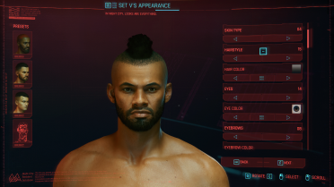Men's V new hairstyles and modifications