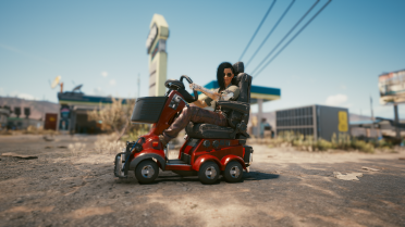 Driving scooter