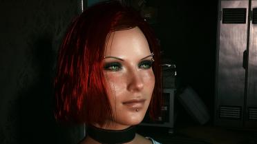 Nina's hair opened