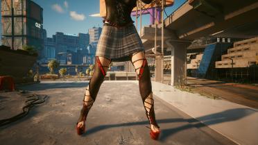 Custom clothing-high heel boots