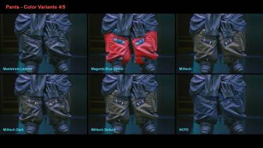 Street ninja pants and shoes