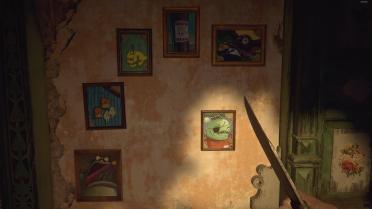 SpongeBob painting and photos