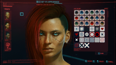 Custom eye color