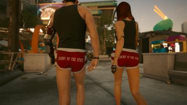 Johnny and V's couple shorts