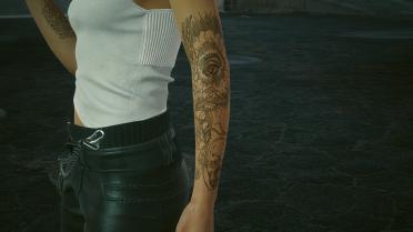 Mural Wrist Tattoo