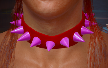 Male V point collar