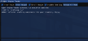Unlimited production and Quickhack components