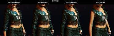 Female V's symmetrical Alt jacket (with custom colors)