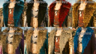 River's colorful jacket