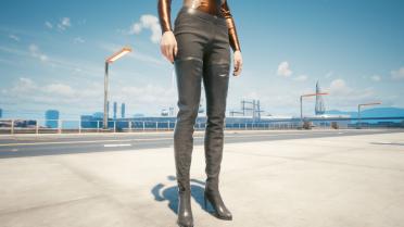 High boot pants