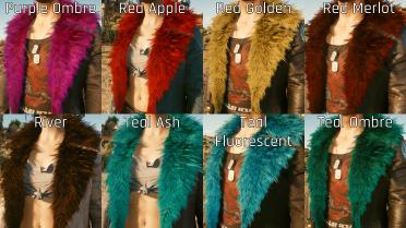 River's colorful jacket