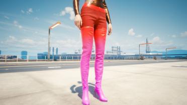 High boot pants