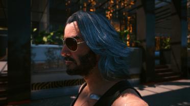 Johnny Dyeing Hair