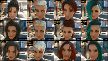 Panam-alternative face and hair