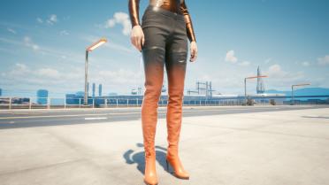 High boot pants
