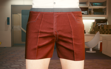 Men's V suit shorts