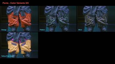 Street ninja pants and shoes