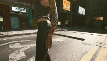 Female arm tattoo